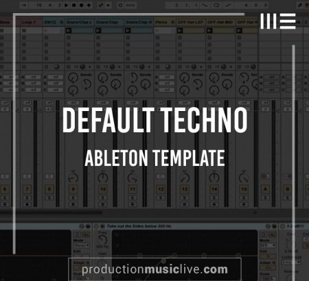 Production Music Live Default Template for Techno DAW Templates